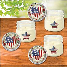 Courtside Market Celebrate 250 Heart 4 oz Citronella Candle Set