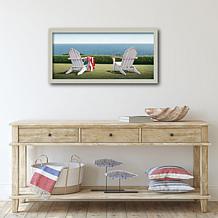 Courtside Market Celebrate 250 Spring House View 12x24 Framed Canvas