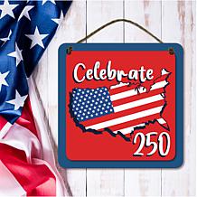 Courtside Market Celebrate 250 USA II 12x12" Artboard with Twine