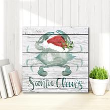 Courtside Market Coastal Christmas II 24x24 Canvas Wall Art