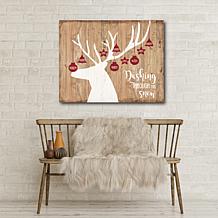 Courtside Market Dashing Through The Snow 30x40 Canvas Wall Art