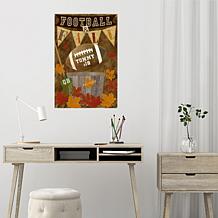 Courtside Market Football Fall 20"x 30" Decal