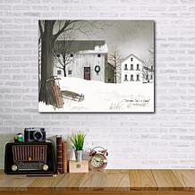 Courtside Market Go Sledding 20x24 Canvas Wall Art