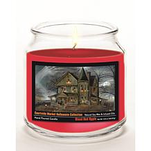 Courtside Market Halloween HauntedHouse Blood Red Apple Soy Wax Candle