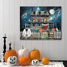 Courtside Market Haunted House I 18"x 26" Canvas Wall Art