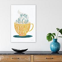 Courtside Market My Cup of Tea 18x26 Gallery-Wrapped Canvas