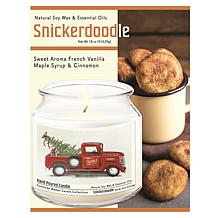 Courtside Market Soy Candle w/ Essential Oils + Lid- Santa's Tree Farm