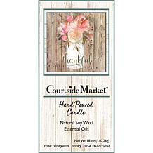 Courtside Market Thankful Status Candle Glass - 18 oz.