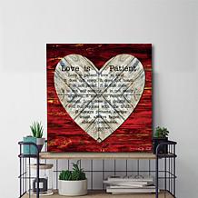 Courtside Market The Measure of Love 30x30 Canvas Wall Art