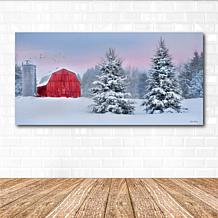 Courtside Market Tree Farm 12x24 Canvas Wall Art