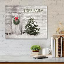Courtside Market Tree Farm 16x20 Canvas Wall Art