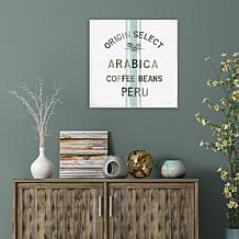 Courtside Market Wake Me Up Coffee 24x24 Gallery-Wrapped Canvas