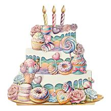 Craft Buddy Celebration Cake Cards 16-Pack