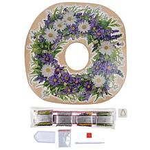 Craft Buddy Crystal Art 14.5" Spring Wreath Kit
