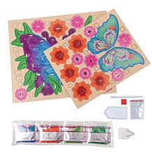 Craft Buddy Crystal Art 3D Butterfly Hanging Decoration Kit