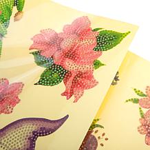 Craft Buddy Crystal Art 6pc A4 Sheet Gnome-Design Easter Stickers