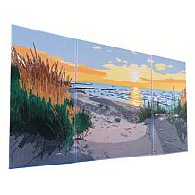Craft Buddy Crystal Art Beach Days Canvas Triptych