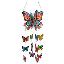 Craft Buddy Crystal Art Butterfly Wind Chime Kit