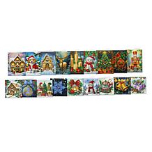 Craft Buddy Crystal Art Christmas and Every Day Card-Making Kit