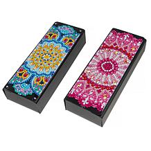 Craft Buddy Crystal Art Eyeglass Case Kit - Set of 2