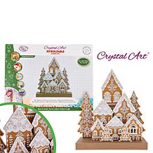 Craft Buddy Crystal Art Gingerbread Lane 3D Scene Kit