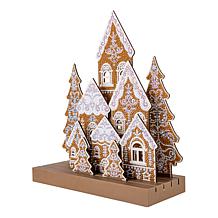 Craft Buddy Crystal Art Gingerbread Lane 3D Scene Kit