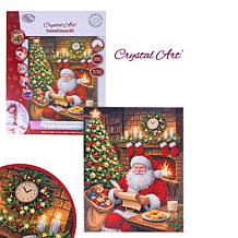 Craft Buddy Crystal Art Santa Claus Canvas Kit 