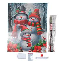 Craft Buddy Crystal Art Set of 2 Framed Canvas Kits