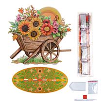 Craft Buddy Crystal Art Sunflower Wagon Kit
