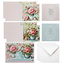 Craft Buddy Crystal Art Vintage Floral Card Set