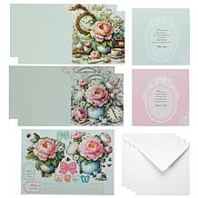 Craft Buddy Crystal Art Vintage Floral Card Set