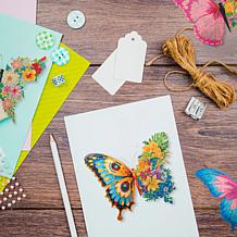 Craft Buddy Crystal Art Wall Stickers - Butterflies