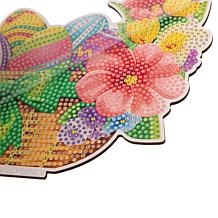 Craft Buddy Crystal Art Wooden Decor Easter Basket