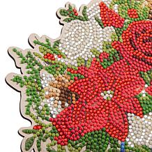 Craft Buddy Crystal Art Wooden Floral Vase Decoration