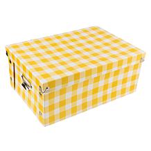 Craft Buddy Lemons & Prints Stacking Storage Boxes 3-piece Set