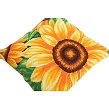 Craft Buddy Sunflower Cross-Stitch Cushion Kit