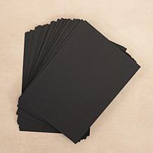 Crafter's Companion 5" x 7" Matte Black Card 50-pack