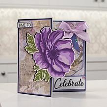 Crafter's Companion Anemone Floral Layering Stencil, Stamp & Ink Pad