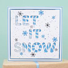 Crafter's Companion Candy Cane Alphabet Die & Stencil Set