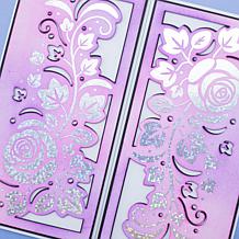 Crafter's Companion Cutting Edge Die and Foil Rub On Set