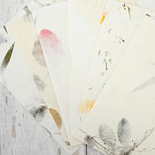 Crafter's Companion Floral Handmade Paper - 24 Sheets