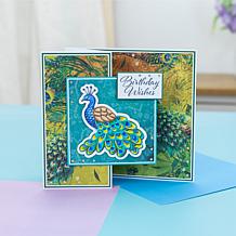 Crafter's Companion Graceful Plumes 12"x12" Paper Pad