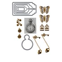 Crafter's Companion Sara Signature Vintage Dairy Stamp and Die Set