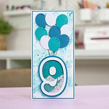 Crafter's Companion Shaker Number Stamp and Die Set