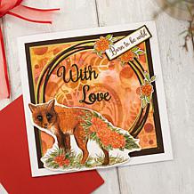Crafter's Companion Sheena Garden Visitors Stamp & Die Set - Fox