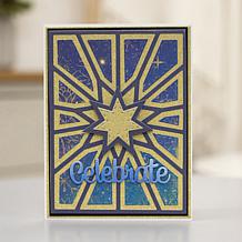 Crafter's Companion Star and Sunbeam Patchwork Create-A-Card Dies