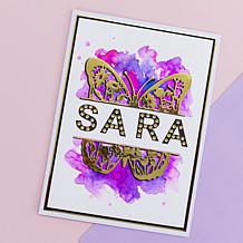 Crafter's Companion Touch of Sparkle Alphabet Craft Kit