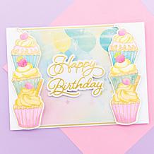 Crafter's Companion Vertical Edge 3-piece Stamp and Die Set of 2