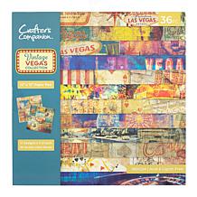 Crafter's Companion Vintage Vegas 12" x 12" Paper Pad - 36 Sheets