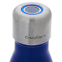 CrazyCap™2 UVC LED Sanitizing Cap with Bottle